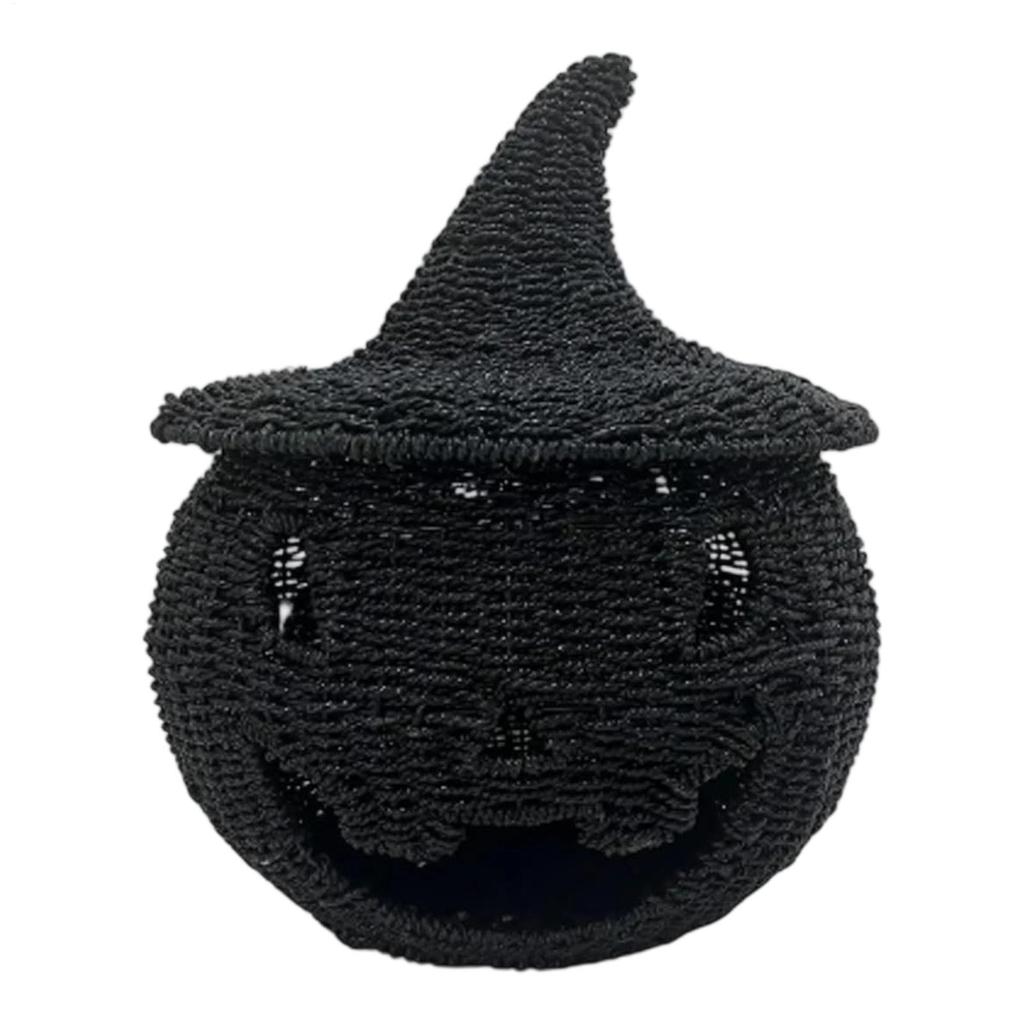 Pumpkin Decorations Halloween Knitted Pumpkin Statue Decorative Festive Crochet for Hallway Party Bedroom Home Festival Holiday