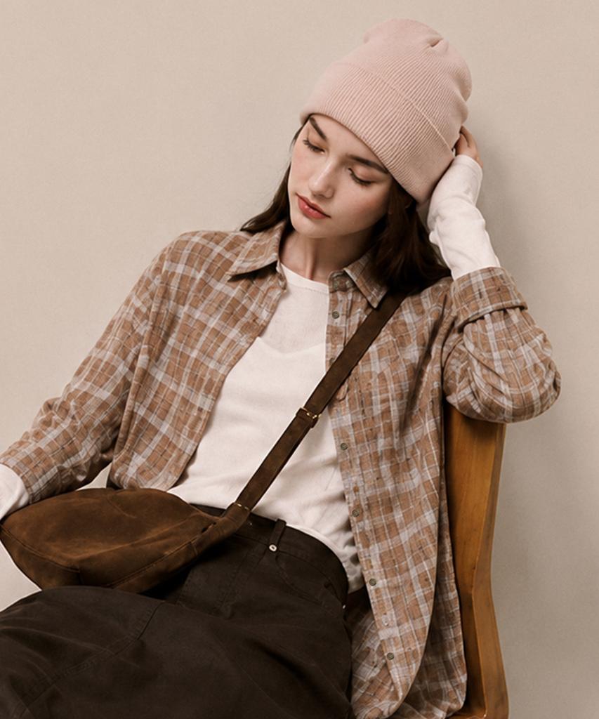 LUSIDA Ellie Vintage Check Shirt_2 Colors