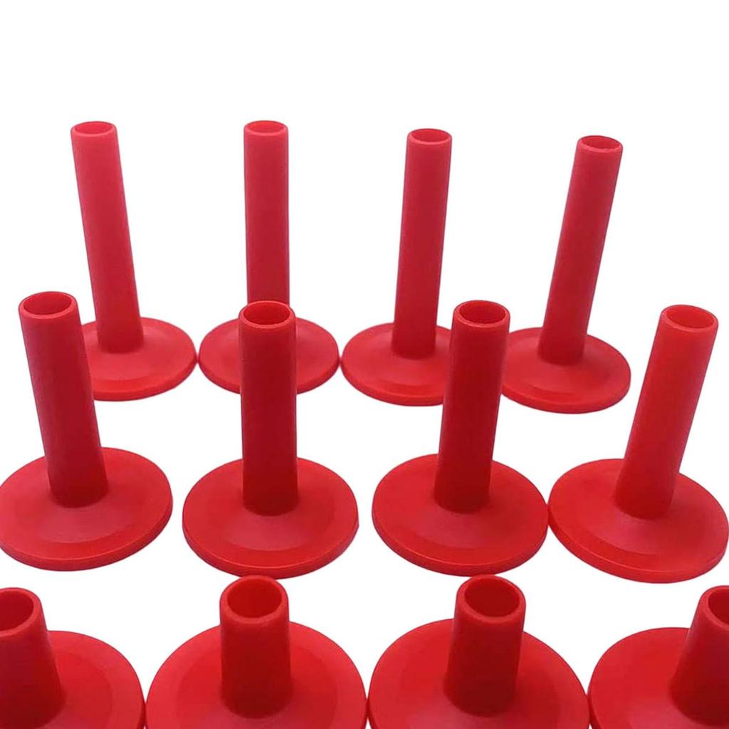 12 Durable Cymbal Sleeves Percussion Instrument Replacement with Flange Base Parts