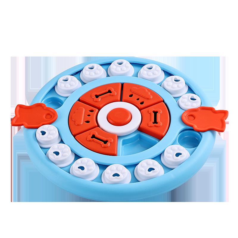 Cross-Border Pet Puzzle & Slow Feeder Bowl: Slow Eating Toy for Dogs & Cats, Snack Dispenser, Boredom Relief