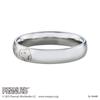 Unisex Ring Surgical Stainless Steel PEANUTS Snoopy PNST001SV [White Clover] No. 7-21 (No. 17)