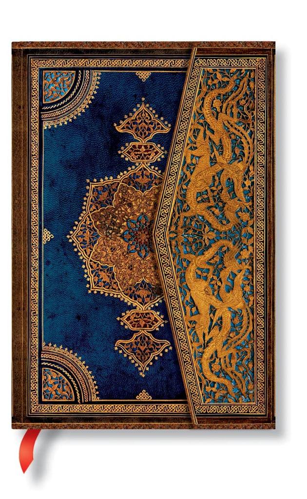 Paperblanks Notebook, Hardcover, Sapphire Indigo, Mini, A6, Ruled, PB8201-9