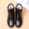 Mom velvet autumn and winter non-slip warm elderly short boots middle-aged and elderly women's shoes mother shoes cotton shoes leather shoes winter s