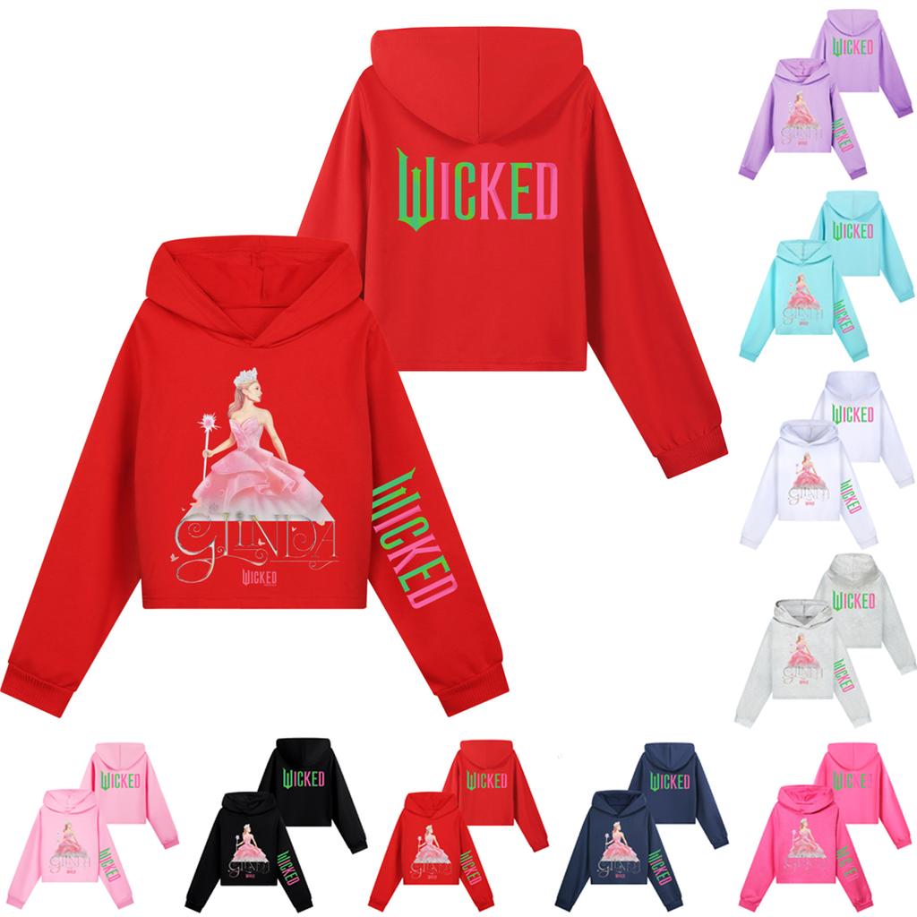 Children's Long-sleeved Loose Pullover Letter-printed Hooded Sweatshirt