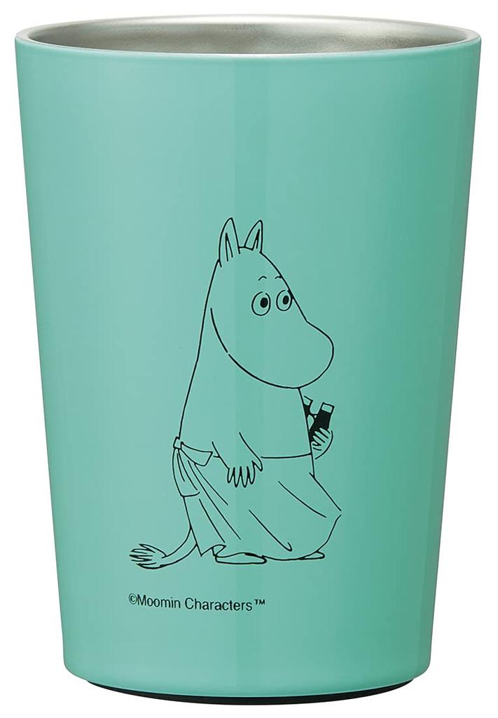 Skater Insulated Stainless Steel Tumbler for Convenience Store Coffee, 400ml, Medium, Moomin Design, STCV2-A