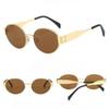 Retro Oval Sunglasses for Women Men Trendy Sun Glasses Classic Shades UV400 Protection Fashion Sun Glasses
