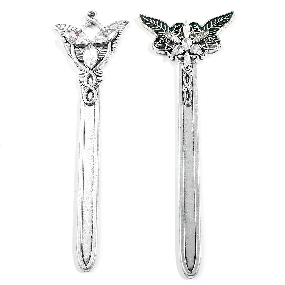 Elegant Power Ring Hairpin Bookmark: The Perfect Gift for Book Lovers, Lovers, and Friends.