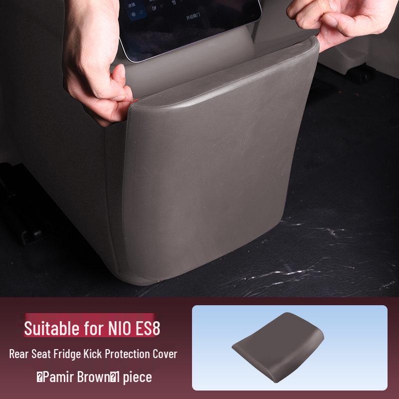 NIO ES8 Refrigerator Kick Protection Mat: Fits 26 Models, Second Row Center Console Anti-Dirt Cover for Car Interior.