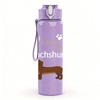 1PC Cute Dachshund Dog Outline 750ml Color Plastic Sports Water Bottle Leakproof Flip Straw Lid Suitable for Sports Office Home Use