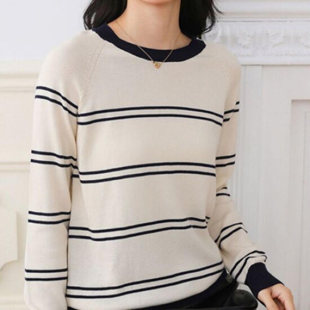 Navava Nk2000 Line Point Long Sleeve Knit