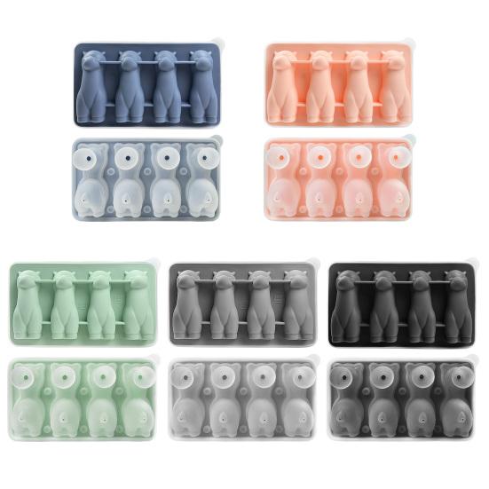 Alpaka Forma na led Silikonová Bez BPA Snadné vyjmutí Forma na nanuky Opakovaně použitelná Forma na mýdlo a svíčky DIY Výrobník zmrzliny pro Domácí Kuchyni Venkovní Cestování Stolování