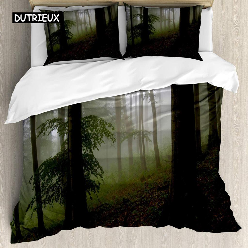 Totenkopf Bettbezug Set Einzelgröße Motte Gedruckt Gothic Stil Bettbezug, Zuckerschädel Muster Botanisches Florales Dekor Bettwäscheset