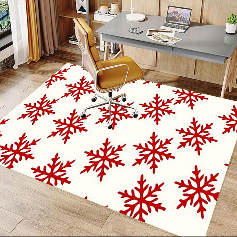 1PC snowflake winter Extra Large Non Slip Floor carpet, Office, family, Studio   Large Area Rug Indoor Rugs, Bold Statement Piece