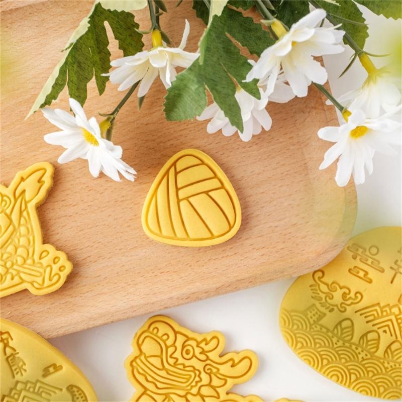 Beautiful Pattern Biscuit Crafting Embosser Funny Dessert Molds Celebration Cookie Stamp Alternative Shape Biscuit Molds