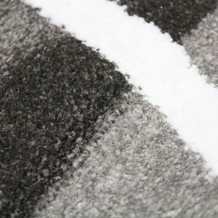 Blue Abstract Pattern Living Room Rug 80x150