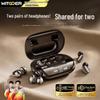 Auriculares Bluetooth Sem Fio ZhiGuoZhe 2026 Estilo Duplo