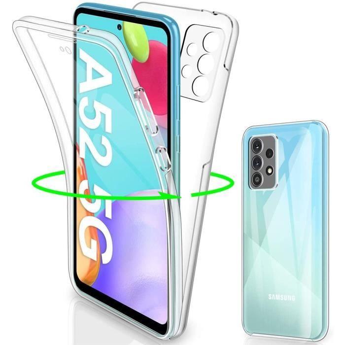 Coque - Samsung - Galaxy A52 5G - Protection 360° - Ultra slim - Transparent