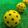 7.4cm Pickleball Silencieux divertissement d'intérieur Balle d'entraînement silencieuse Mousse PU haute résistance au rebond Pickleballs d'intérieur Entraînement