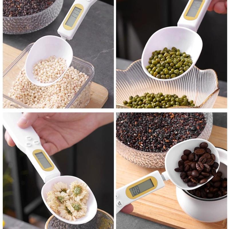 Mini Spoon Scale Digital Kitchen Scale  LCD Digital Measurement Adjustable Weighing 0.1-500g Milk Coffee Powder Weight Measure