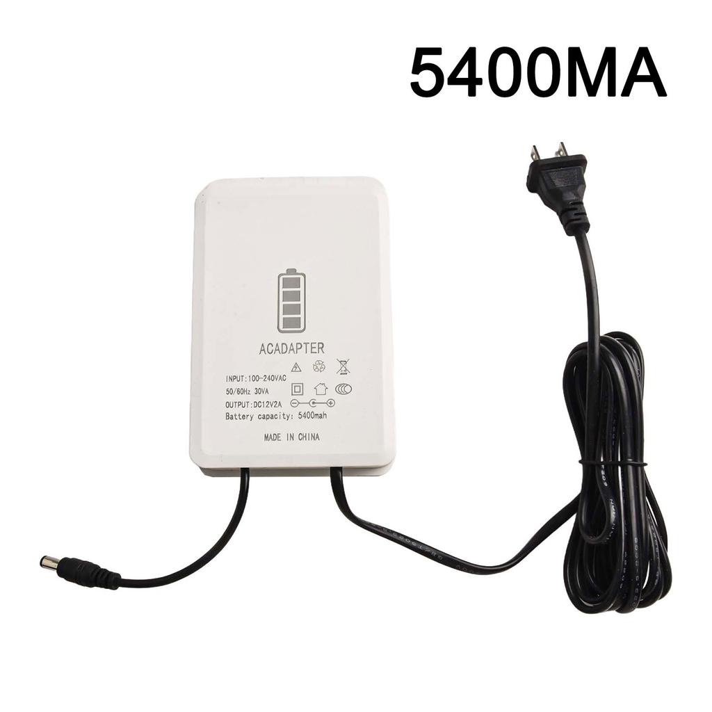 Rainproof Power Adapter for Outdoor Uninterrupted Monitoring Cameras