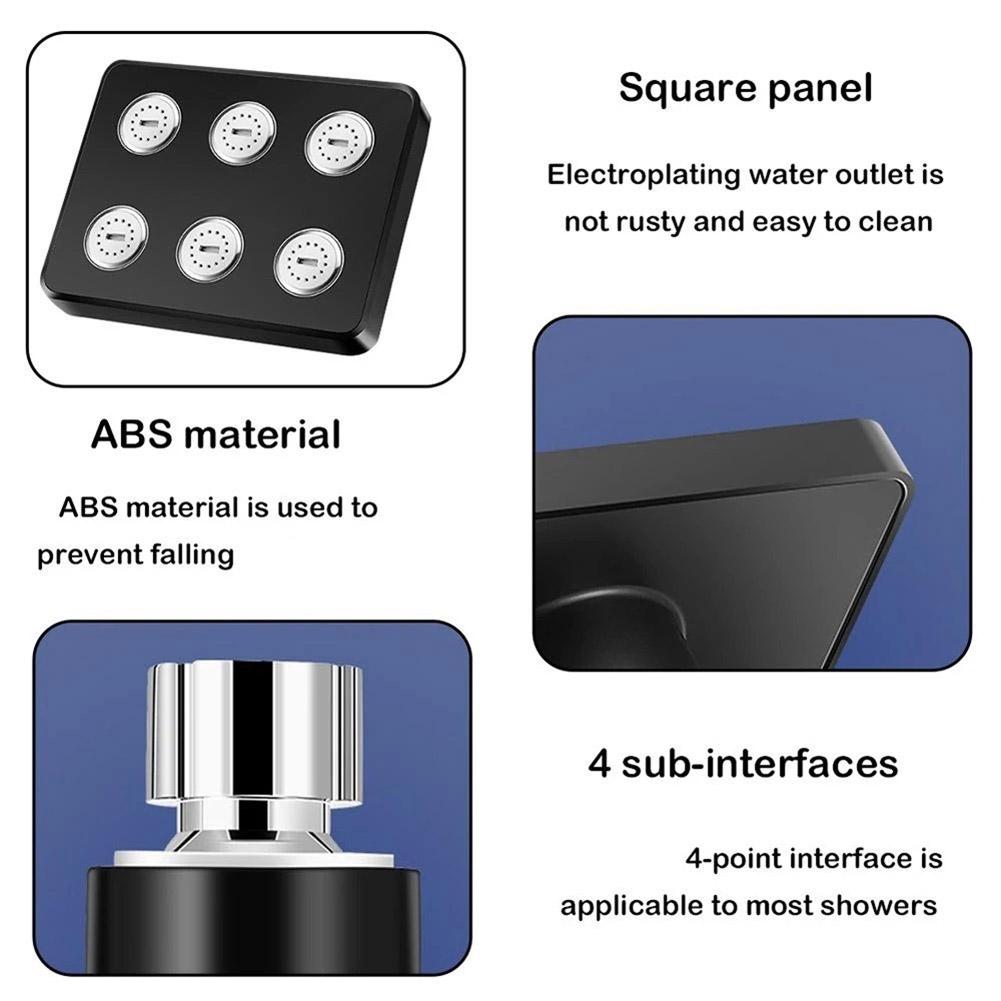 Anti-Blocking Shower Pressurized Shower Shower Head
