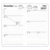24K Mid-Year Weekly Planner 2026-2027: Cross-Border Schedule Book with Simple Band