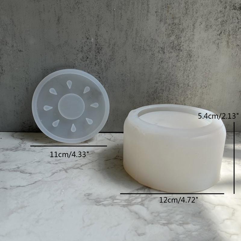 DIY Handgemachte Produkte Heizgerät für warmen Wein Silikonform Duftende Gipsornamente Tropfkleberform zur Dekoration