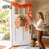 Flexible Decorative Rattan Strings Artificial Maple Leaf Garland Autumn Hanging Plant Fake Fall Realistic