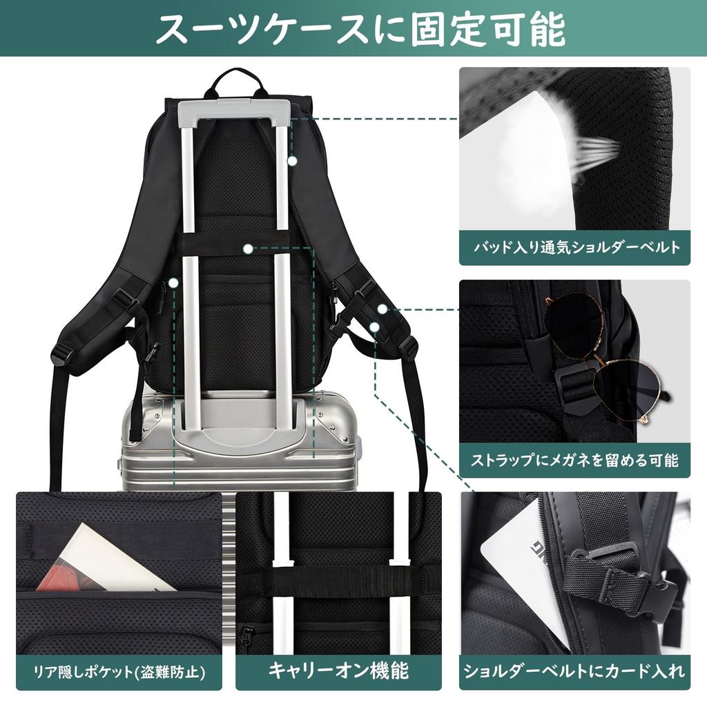 Overlay Large Fits and Includes 20L 18 Shoulder Strap USB Charging Perfect for and Business [lovvento] Women's Backpack, Capacity, 16-inch 15.6-inch