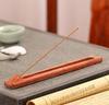 DEMI LOUS. Incense Holder, Horizontal, with Integrated Saucer, Stylish, Small, Wooden, Simple, Space-Saving, for Stick Incense, Soothing, Meditation,