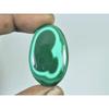 66Cts. Natural Green Malachite Oval Shape Cabochon Loose Gemstone 24X38X05MM D-349