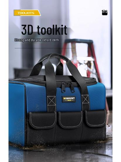 Sturdy Hydroelectric Durable Canvas Tool Bag - Thickened, Wear-Resistant, Multi-Function Hardware Storage