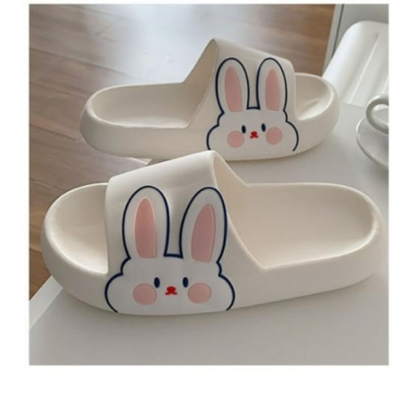 

3cm fluffy cushion cute slippers black