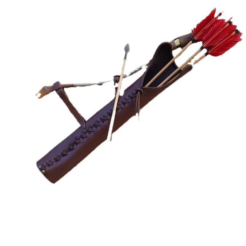 Faretra Medievale Vikinga per Tiro con l'Arco - Accessorio Cosplay Halloween Carnevale