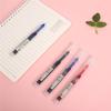 11PCS High Quality Needle Type Gel Pens Black Blue Red Ink Straight Liquid Pen Kawaii Stationery School & Office Supplies