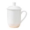 Jingdezhen Bone China Tea Mug with Lid and Handle