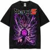 Anime Style Warrior Graphic T-and Kids Tshirt Energy Power Print Tee Unisex Streetwear