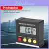 Protractor Meter Horizontal Digital Angle Inclinometer Electronic Level Box Magnetic Base Measuring