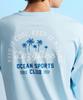 Leijibi Airfresh String Top Oversized M Long Sleeve Rash Guard Sky Blue