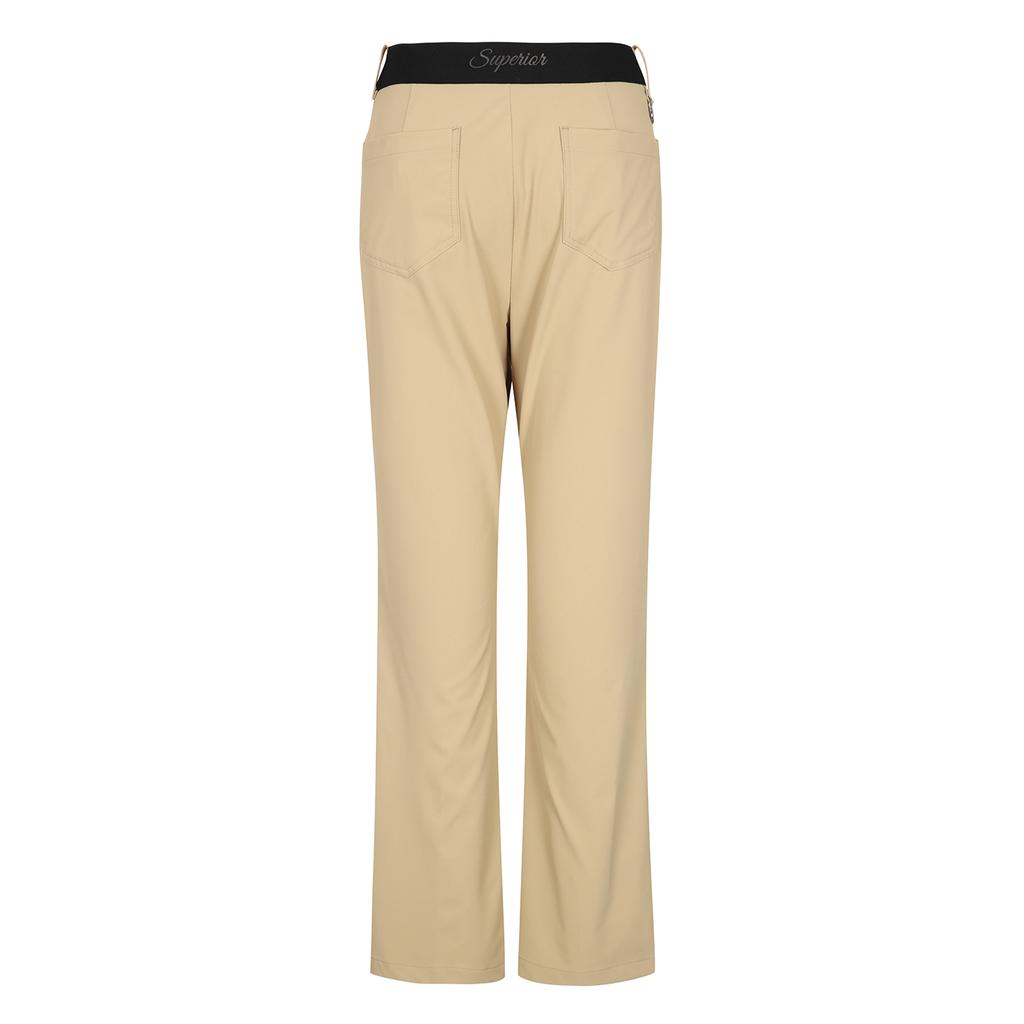 SUPERIOR Women'S Semi-Bootcut Pants Beige (Iwpfbps20153)