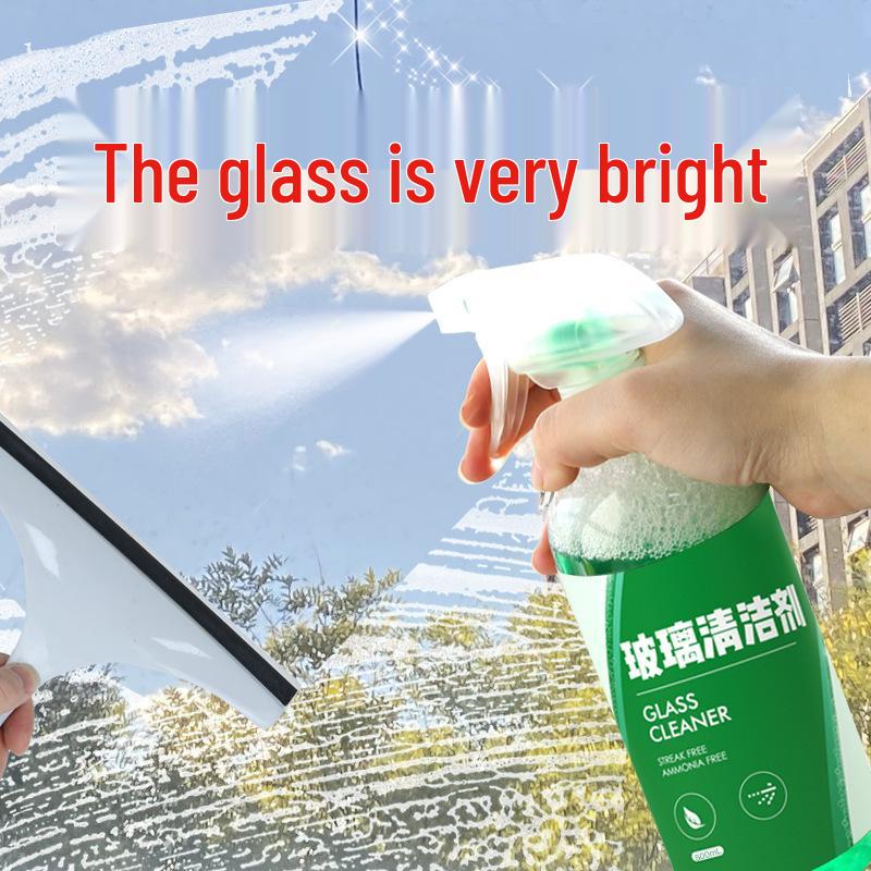 Glass & Mirror Cleaner: Stain & Limescale Remover Liquid for Windows & Household Use.