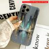 Neon Rain Cityscape Phone Case All Inclusive Film Hard Phone Case, Compatible with iPhone 18 Pro Max 17 16 15 14 13 12 11
