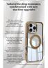 iPhone 16 Pro Max Electroplated TPU Case with 360° Rotating Magnetic Stand