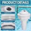 White Return Jet Fitting Adjustable Above Ground Pool Complete Inlet Return Fitting  SP1023