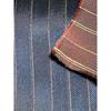Used Nishijin-ori tie fabric, wine stripe