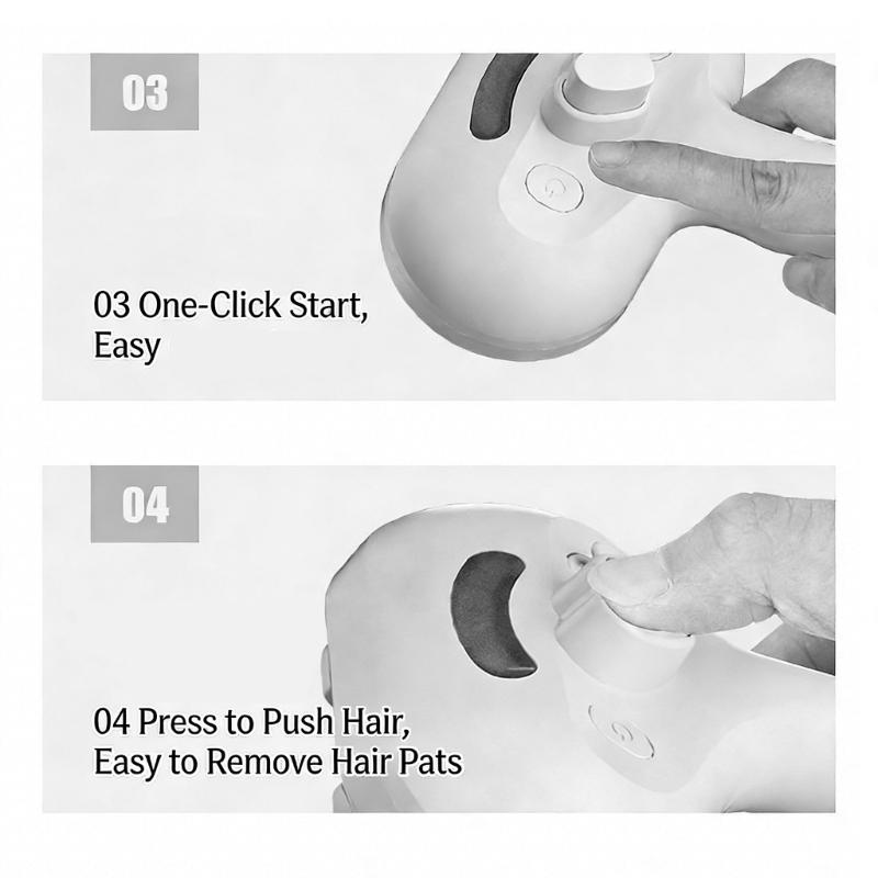 Professional Pet Grooming Comb With Sprays Function For Deshedding Massage And Mists Easy Mists Feature