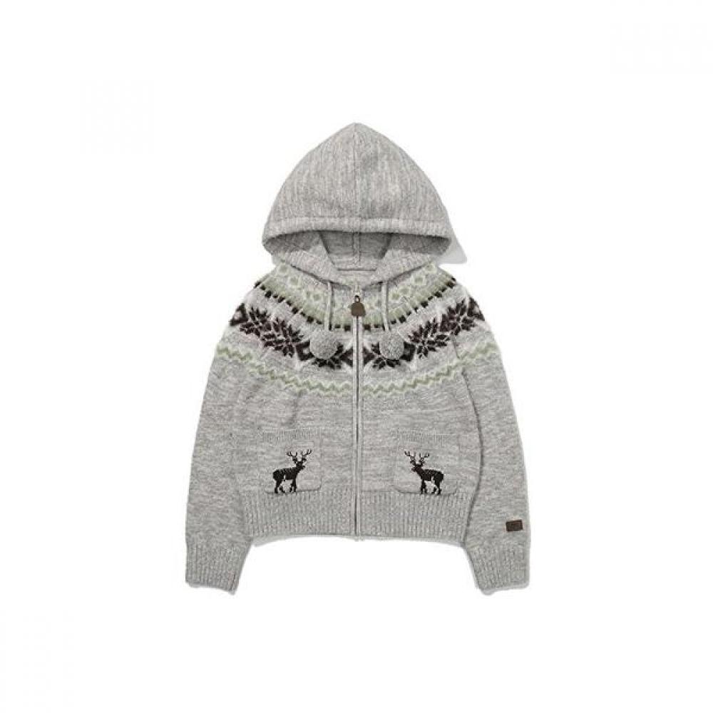 Bbc Earth W Norbel Header Cardigan Melange Grey/80