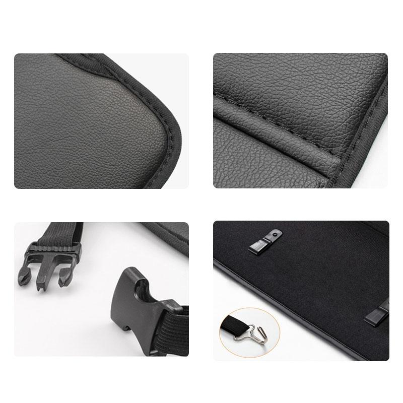 Car Seat Back Anti-Kick Mat Protector Pad Cover For Skoda Octavia Superb Rapid Kodiaq Karoq Enyaq Vision Yeti Scala Fabia Kamiq