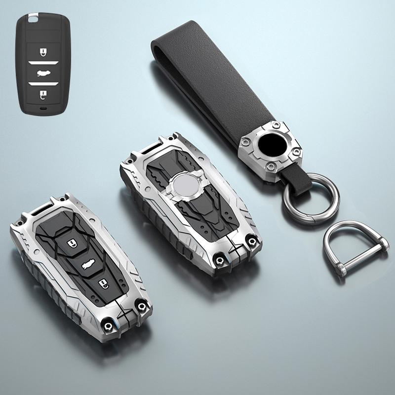 Zinc Alloy Car Key Case Cover For Changan Cs35Plus Cs35 Cs15 Cs75 Cs95 Cx20 Cs1 Cv1 Alsvin V7 Raeton Cs55 Cx70 Accessories