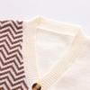 Höst Boutique Barnkläder Baby Pojkkläder Stickad Ärmlös Väst + Denimskjortor + Byxor 3 st Pojkoutfitset